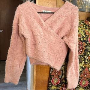 THE BEARUN Sweater Long Sleeve Shirt Top Cute Design Small EUC